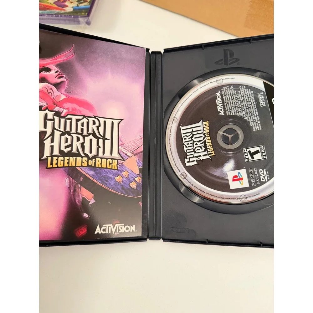 Guitar Hero III Legends of Rock Sony PlayStation 2 PS2 Game Activision Complete